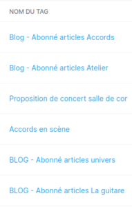 cibler une newsletter par tag Systeme.io